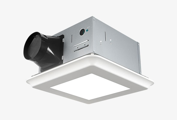 exhaust fans with lights for bathrooms