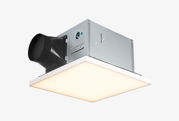 100 cfm bathroom exhaust fan with light