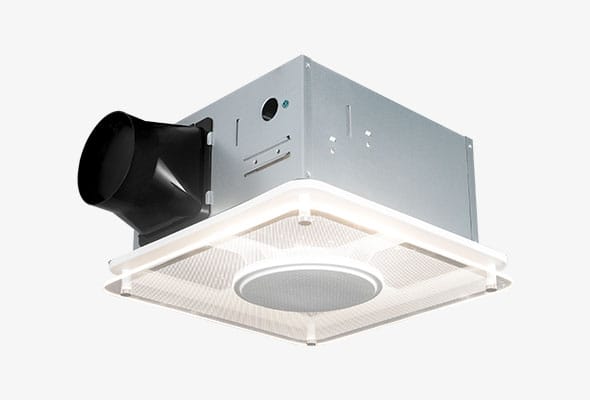 bathroom exhaust fan with light 12x12