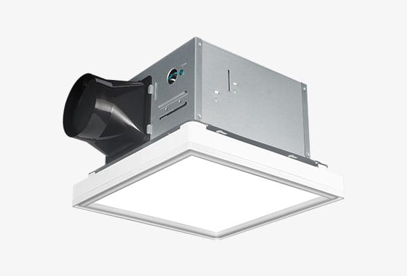 fire rated exhaust fan with light