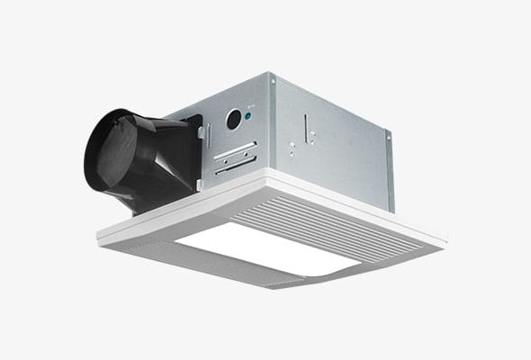 toilet exhaust fan light
